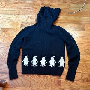 LOFT Sweater with White Penguin Design